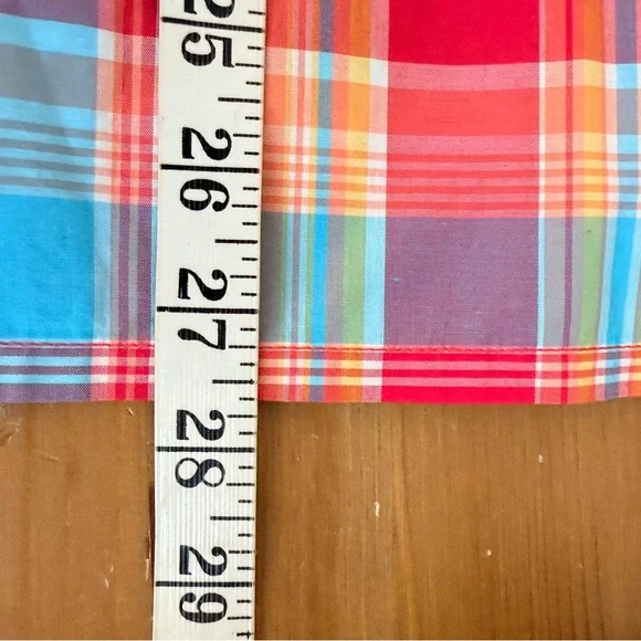 NWT Tommy Hilfiger Plaid Flutter Sleeveless Sleeve Plus Size Top Size 2X - Picture 9 of 9